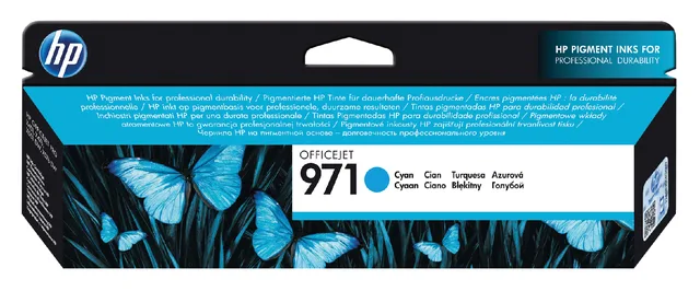 Inktcartridge HP CN622AE 971 blauw fra HP – produktbillede