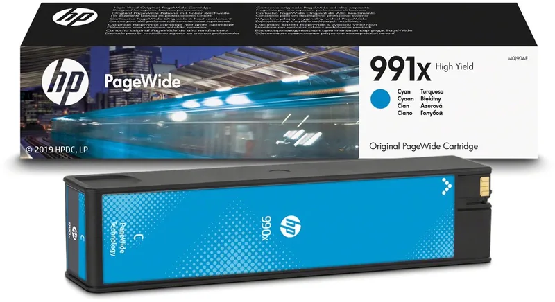 M0J90AE - 991X - inktcartridge by HP in Cyaan – product photo