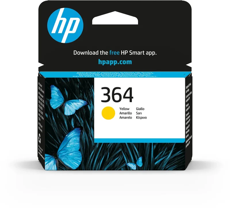 Original Ink Cartridge HP 364 CB320EE#ABE von HP in Gelb – Produktfoto