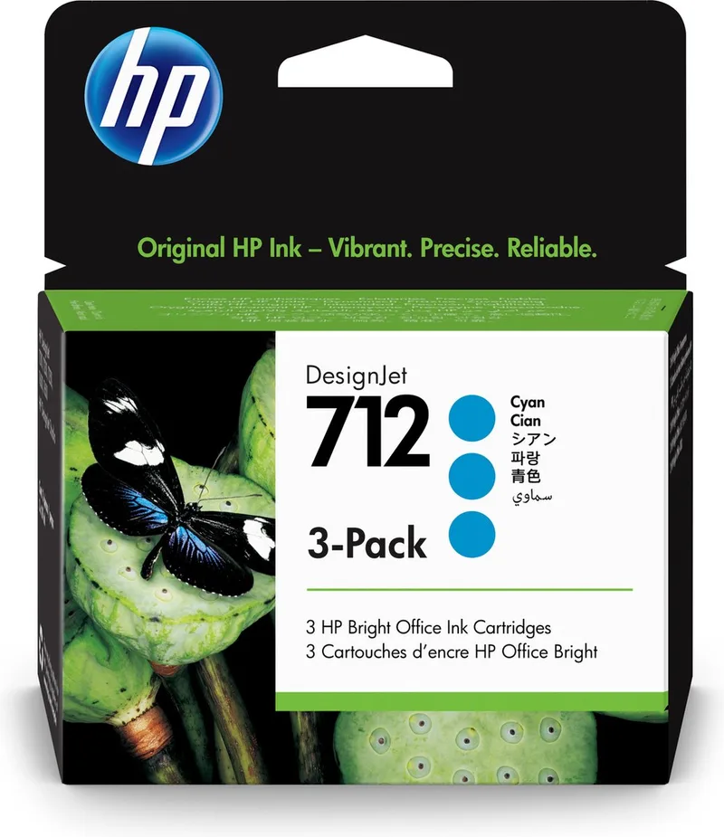 Original Ink Cartridge HP 3ED77A Cyan de HP en Cyaan – photo produit