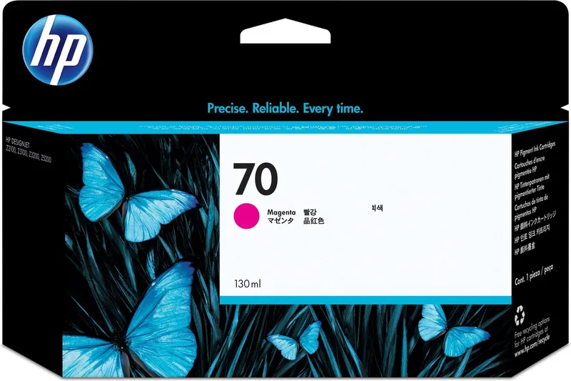 Original Ink Cartridge HP 70 by HP in Magenta – product photo