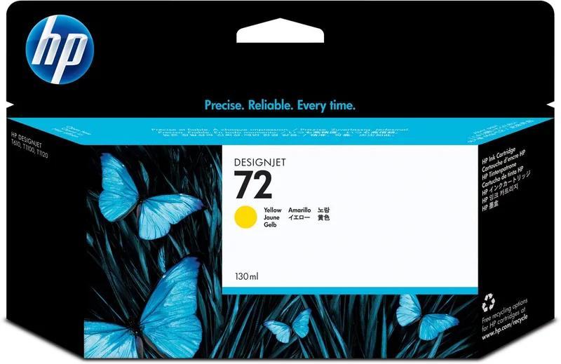 Original Ink Cartridge HP 72 Yellow by HP in Yellow – product photo