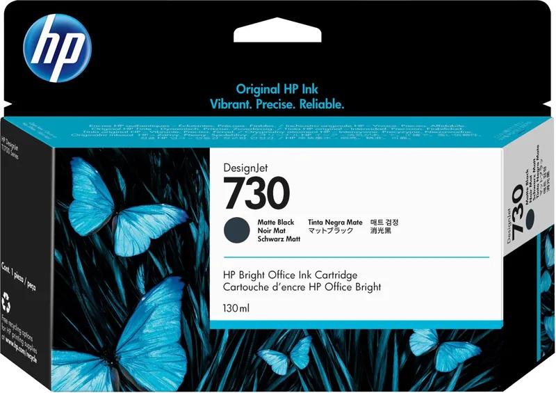 Original Ink Cartridge HP 730 by HP in Black – product photo