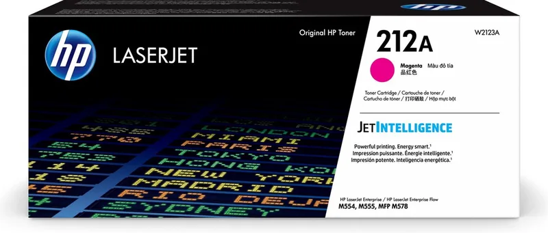 Original Toner HP 212A fra HP i Magenta – produktbillede