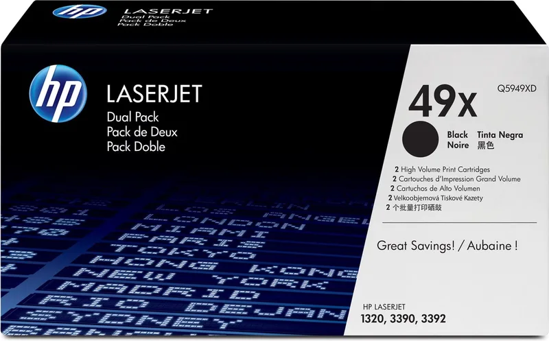 Q5949XD - 49XD - Toner by HP in Black – product photo