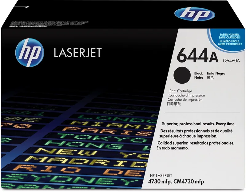 Q6460A - 644A - Toner zwart van HP – productfoto