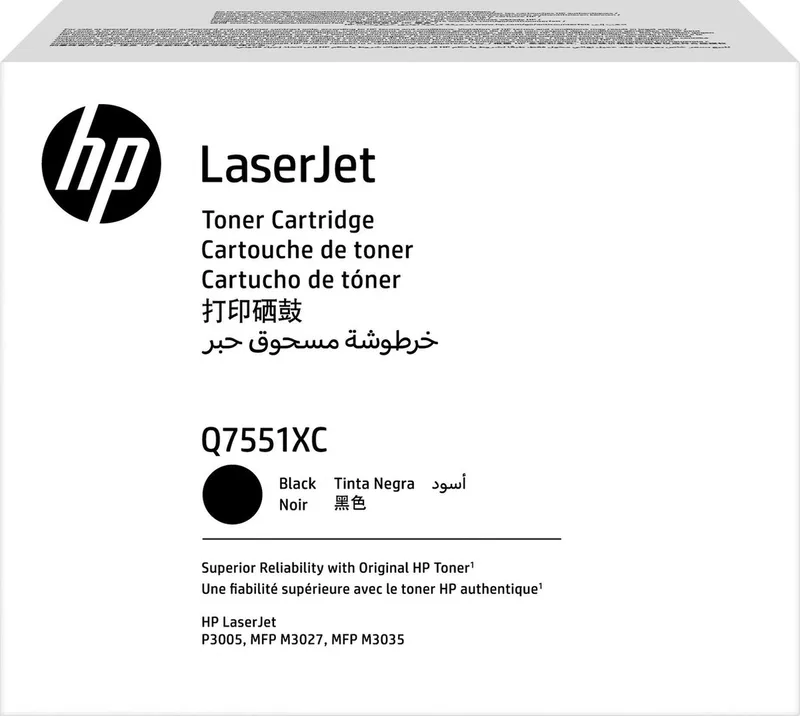 Q7551XC - Tonercartridge de HP en Noir – photo produit
