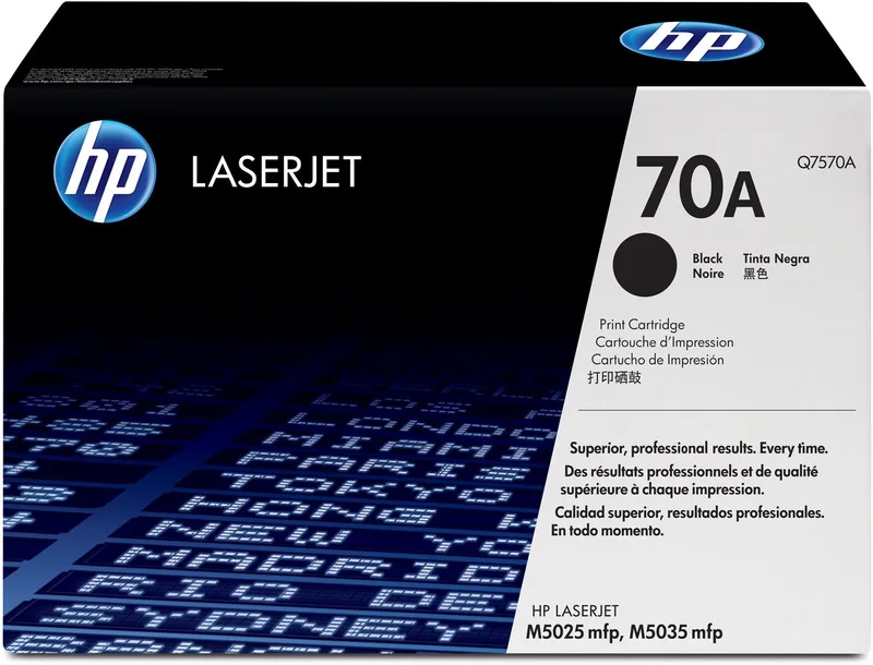 Q7570A - 70A - Toner van HP in Zwart – productfoto