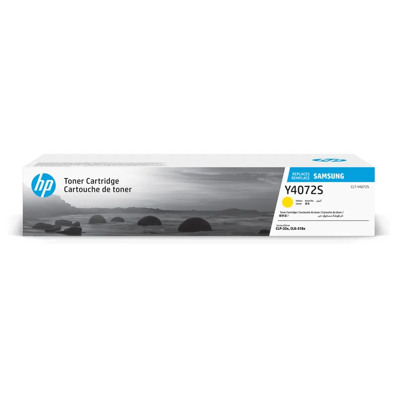 Samsung CLT-Y4072S Yellow Original toner cartridge von HP – Produktfoto