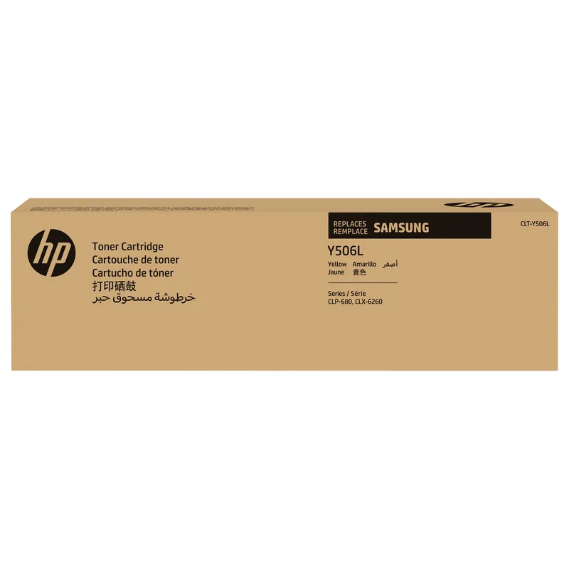 Samsung CLT-Y506L High-Yield Yellow Original toner cartridge von HP – Produktfoto