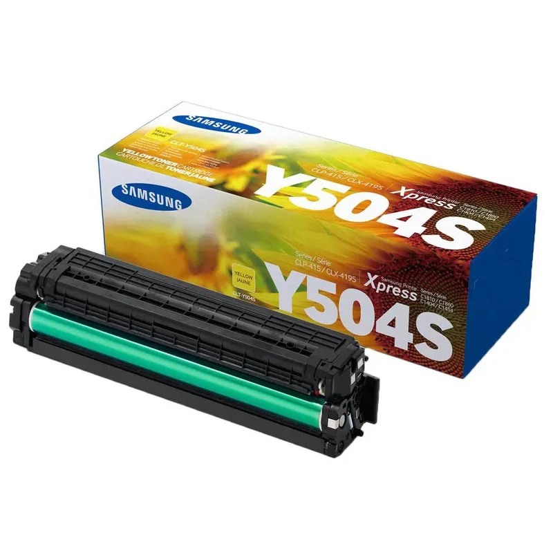 Samsung SU502A / CLT-Y504S Yellow Toner van HP in Geel – productfoto 2 van 3