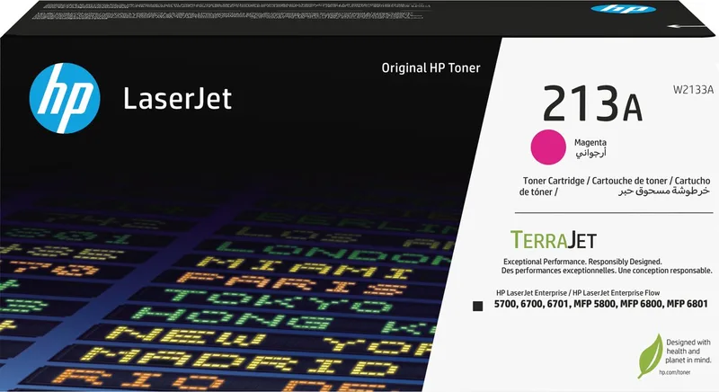 Toner 213A W2133A bis zu 3.000 Seiten van HP in Magenta – productfoto