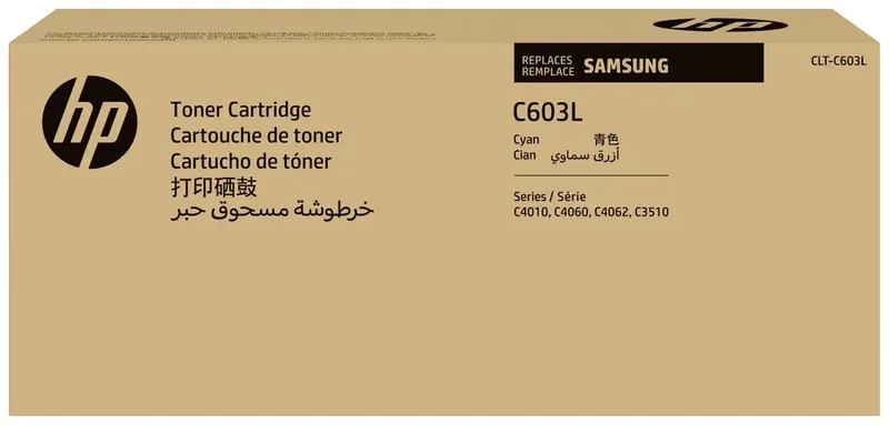 Toner CLT-C603L Original Cyan 10000 Seiten SU080A van HP – productfoto