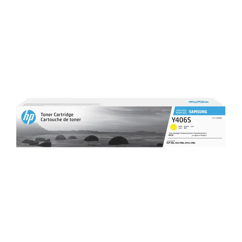 Toner CLT-Y406S Original einzeln Gelb SU462A från HP – produktbild
