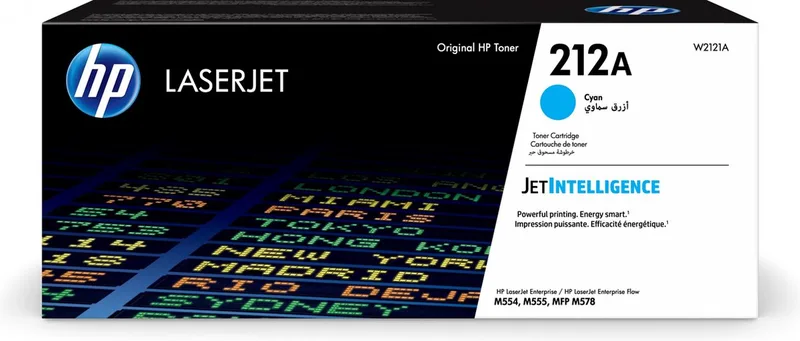 Toner HP 212A Cyan van HP in Cyaan – productfoto