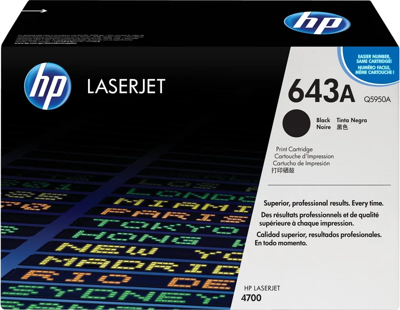 Toner HP 643A Black fra HP i Sort – produktbillede