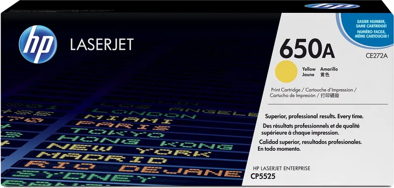 Toner HP 650A Yellow de HP en False – photo produit