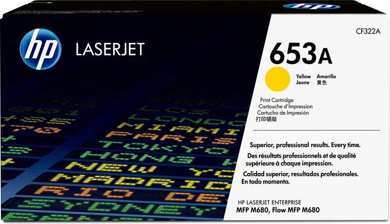 Toner HP 653A Yellow by HP in Yellow – product photo