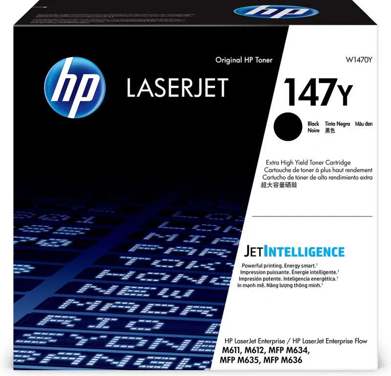 Toner HP W1470Y Black by HP in Black – product photo