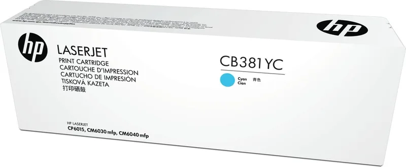 Tonercartridge Hp 824y Cb381yc Contract 31k Blauw fra HP i Cyaan – produktbillede