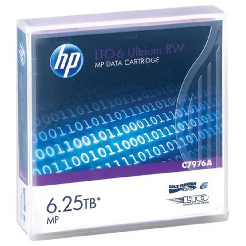 Ultrium RW Data Cartridge LTO Ultrium x 1: Ultrium RW gegevenscartridge LTO Ultrium x 1 van HP – productfoto 2 van 2