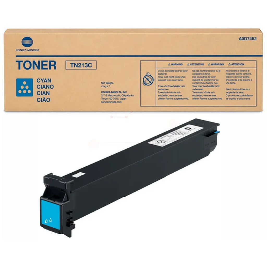 Konica Minolta TN-213 C Toner Cyan A0D7452 Cyan de Konica Minolta – photo produit