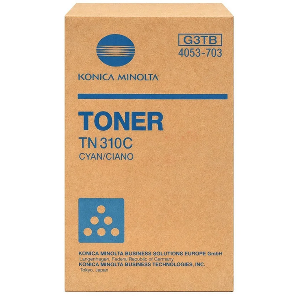 Konica Minolta TN-310 C Toner Cyan 4053-703 Cyan van Konica Minolta – productfoto