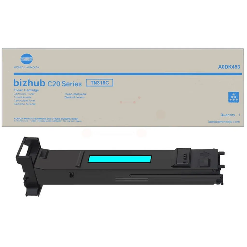 Konica Minolta TN-318 C Toner Cyan A0DK453 Cyan van Konica Minolta – productfoto