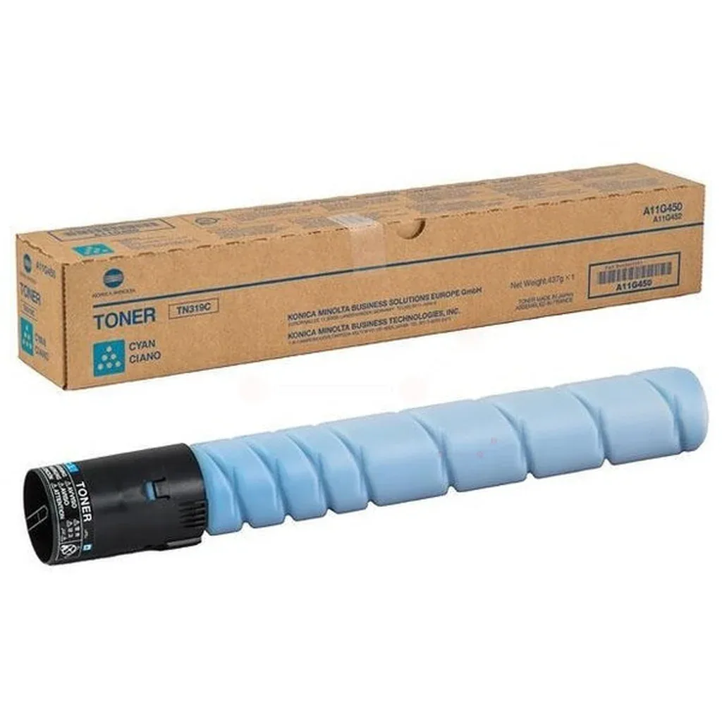 Konica Minolta TN-319 C Toner Cyan A11G450 N/A fra Konica Minolta – produktbillede