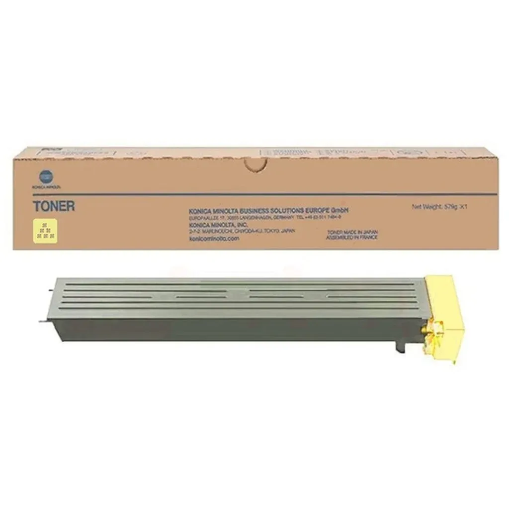 Konica Minolta TN-611 Y Toner Gul A070250 Gul fra Konica Minolta – produktbillede