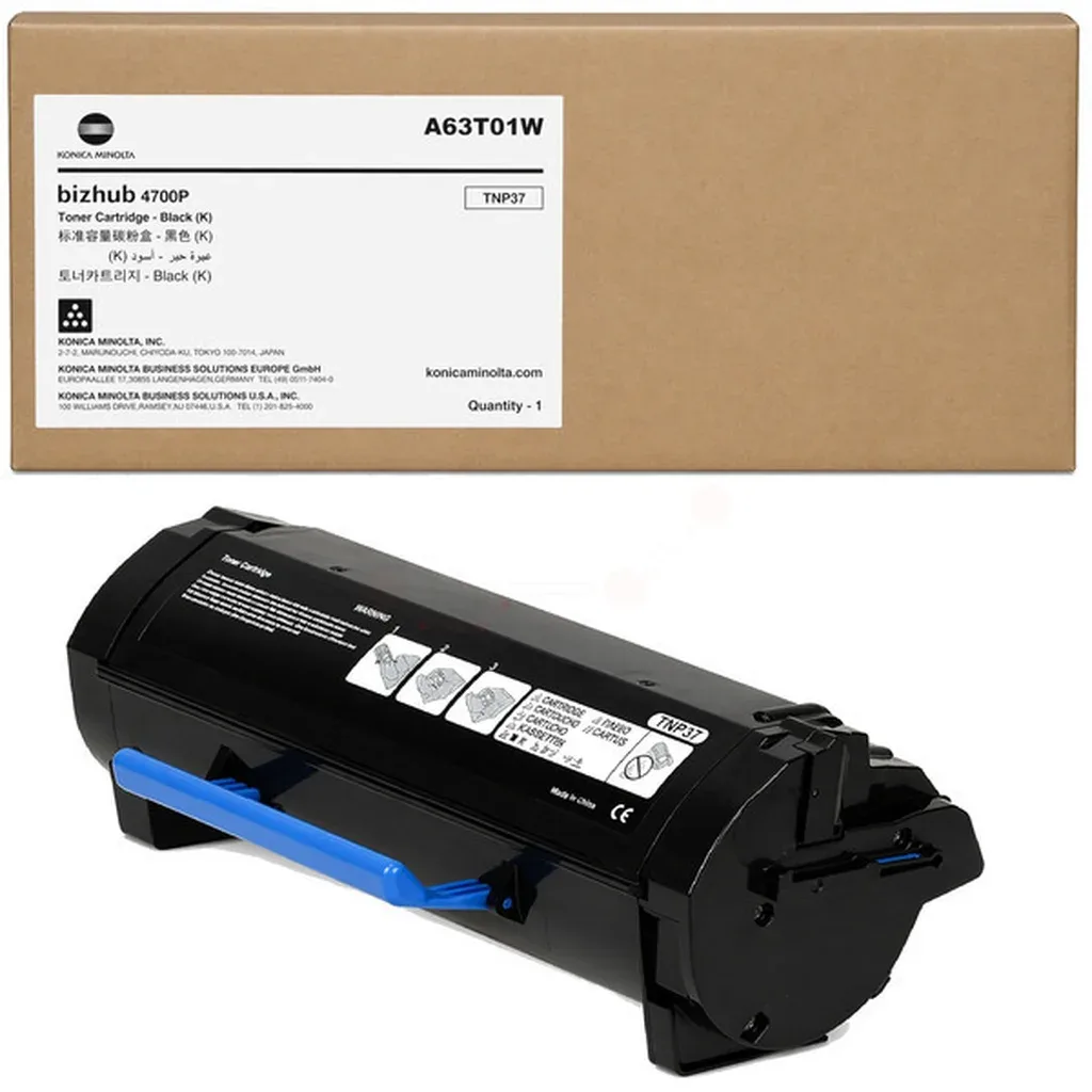 Toner sort 20.000 sider TNP-37 Sort de Konica Minolta – photo produit