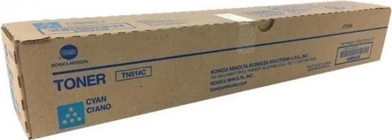 Toner TN-514C;für bizhub C458/558/658;cyan (A9E8450) van Konica Minolta in Cyan – productfoto