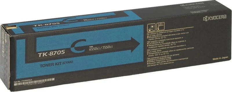 Kyocera - 1T02K9CNL0 - TK-8705C - Toner von Kyocera in Cyaan – Produktfoto