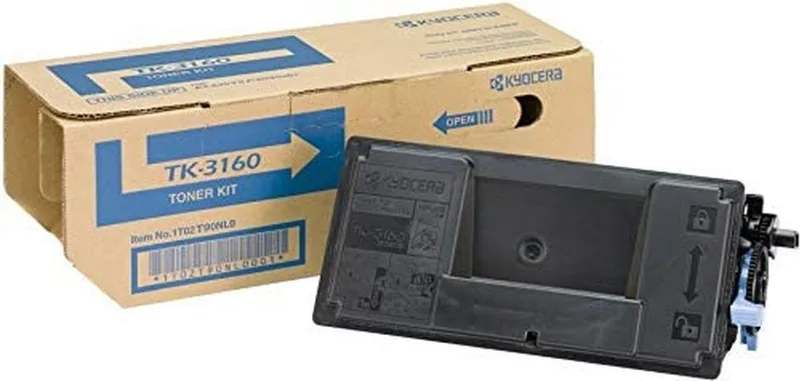 TK-3160 - Tonercartridge - 1 stuk - Origineel by Kyocera in Black – product photo