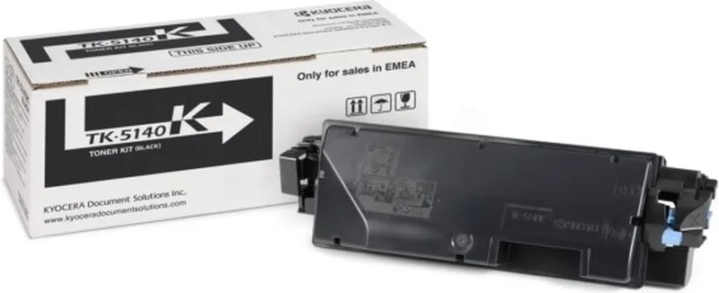 TK-5140K - Tonercartridge - 1 stuk - Origineel van Kyocera in Zwart – productfoto