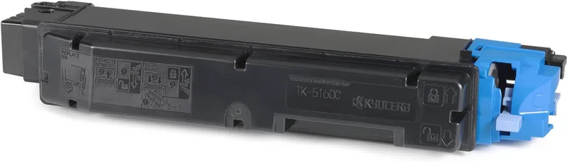 TK-5160C - Tonercartridge - 1 stuk - Origineel - Cyaan van Kyocera in Zwart – productfoto