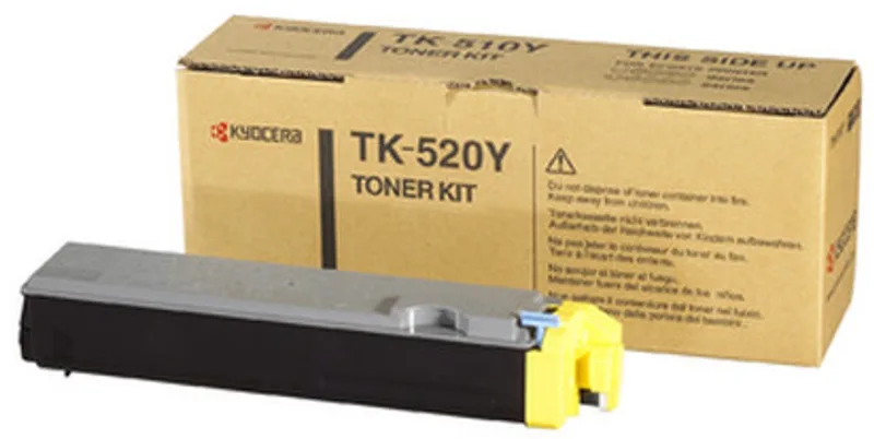TK-520Y - Tonercartridge - 1 stuk - Origineel - Geel van Kyocera in Zie titel – productfoto