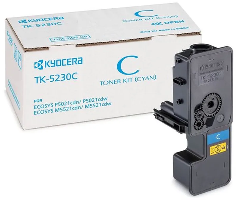 TK-5230 tonercartridge 1 stuk(s) Origineel van Kyocera in Cyaan – productfoto