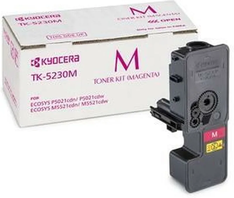 TK-5230M - Tonercartridge - 1 stuk - Origineel de Kyocera en Magenta – photo produit