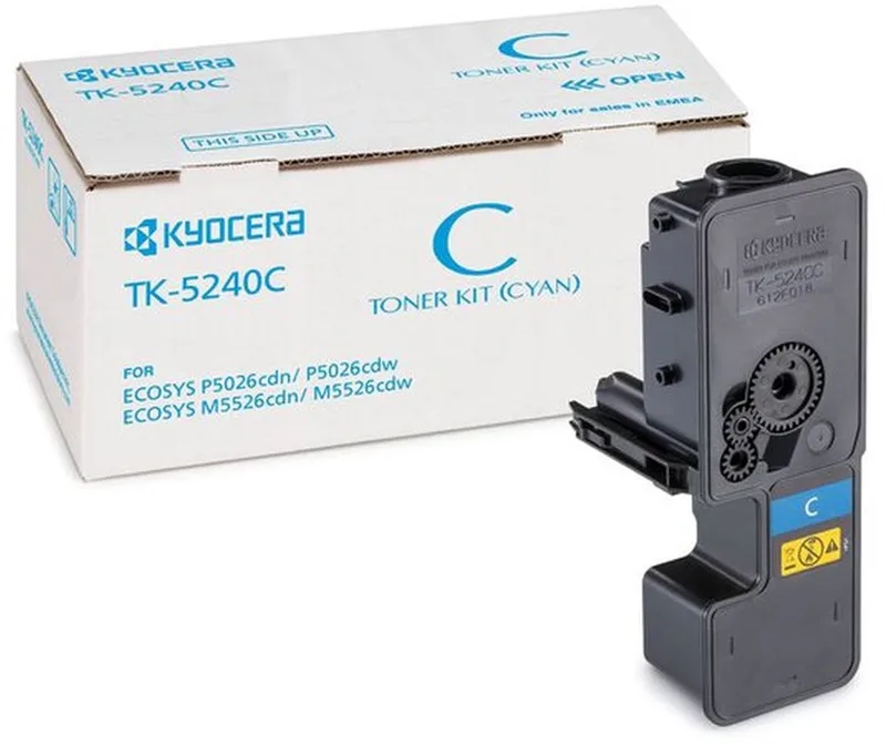 TK-5240 tonercartridge 1 stuk(s) Origineel van Kyocera in Cyaan – productfoto