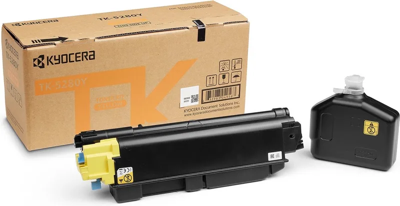 TK-5280Y - Tonercartridge - 1 stuk - Origineel - Geel van Kyocera in Zie titel – productfoto