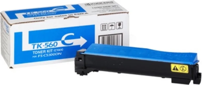 TK-560 tonercartridge by Kyocera in Cyaan, Blue – product photo