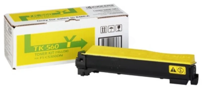TK-560Y originele toner cartridge geel från Kyocera i Gul – produktbild