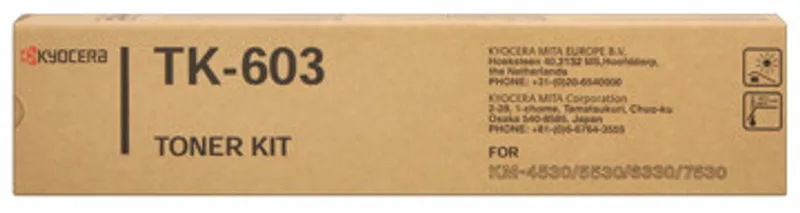 TK-603 tonercartridge 1 stuk(s) Origineel de Kyocera en Noir – photo produit