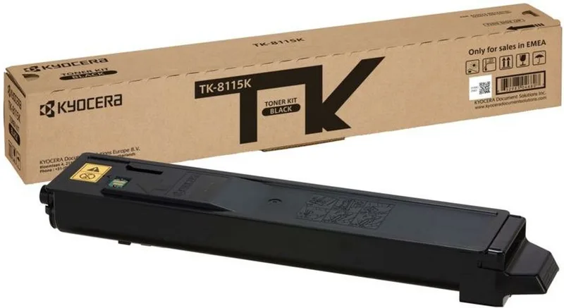 TK-8115K - Tonercartridge - 1 stuk - Origineel van Kyocera in Zwart – productfoto