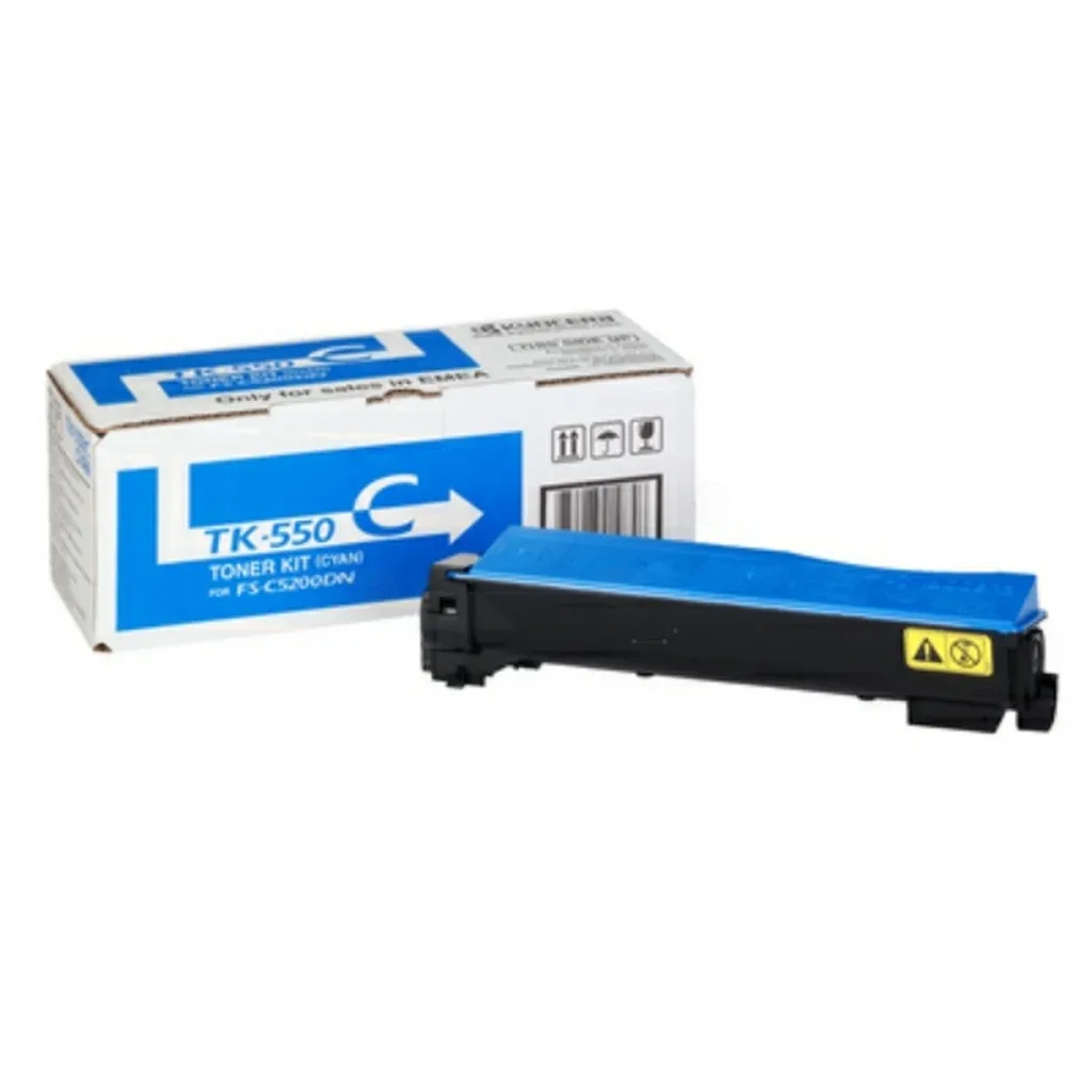 Toner cyan TK-550C Cyan fra Kyocera – produktbillede