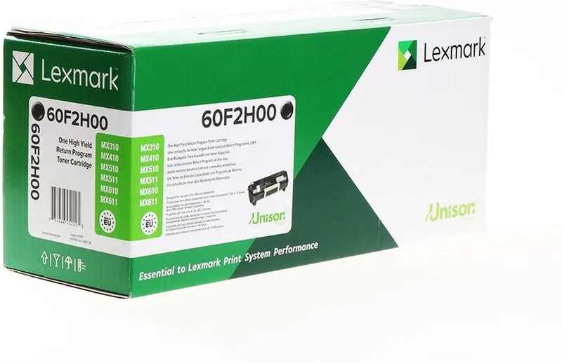 602HE tonercartridge från Lexmark i Svart – produktbild