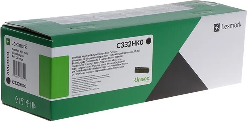 C332HK0 - Toner van Lexmark in Zwart – productfoto
