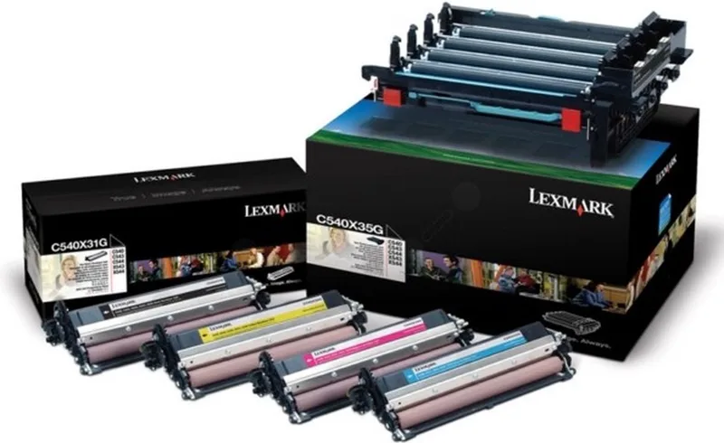 C540X74G - Drum Kit LET OP: Geen Toner! by Lexmark in Black, Cyan, Magenta, Yellow – product photo