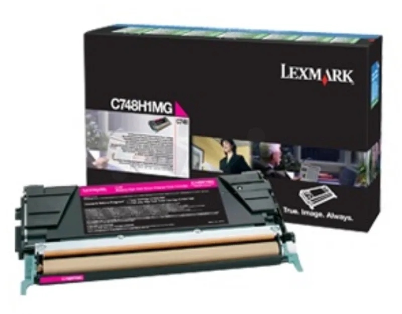 C748 tonercartridge från Lexmark i Magenta – produktbild